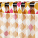 IKEA curtain, hanging from a tension rod.-90522707 