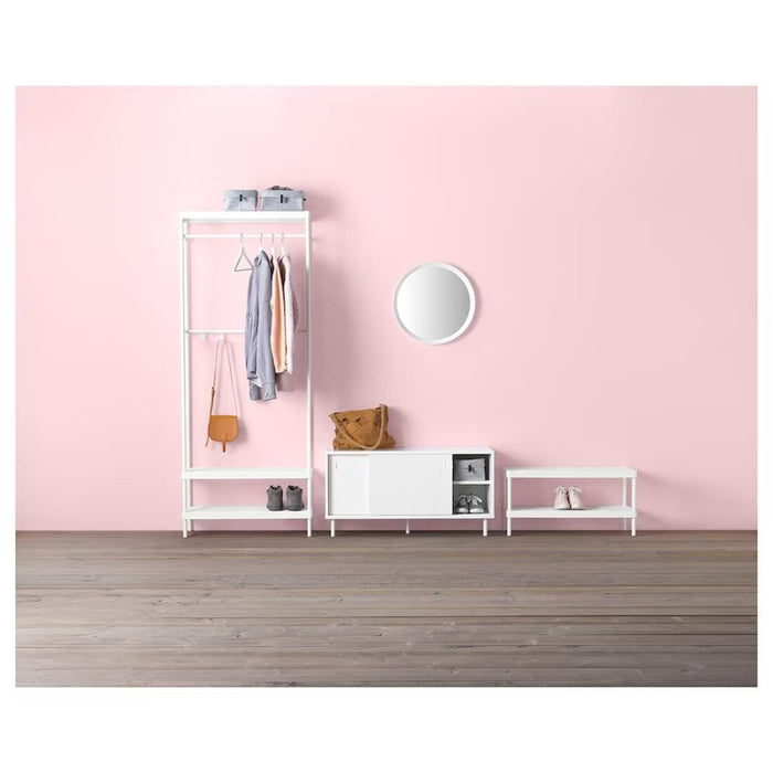 Digital Shoppy IKEA Shoe rack, white, 78x32x40 cm (30 3/4x12 5/8x15 3/4 ") 60334760 shoe rack occupy space online low price