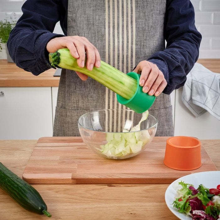 Digital Shoppy IKEA Vegetable slicer, set of 2, bright orange/bright green , price, online, vegetable cutters, kitchen accessories, 30521956