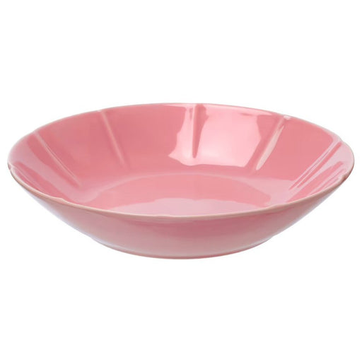 Digital Shoppy IKEA Deep plate, stoneware pink, 23 cm -dinner-plates-mandi-plate-plate-set-lunch-plate-designer-steel-plates-snacks-plates-online-digital-shoppy-20443167