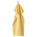 A soft and absorbent yellow hand towel made from 100% organic cotton 70442882