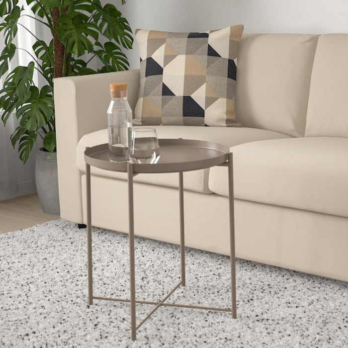 Digital Shoppy IKEA Tray Table, Dark Grey-Beige, 45x53 cm (17 1/2x20 5/8 ") 10513764