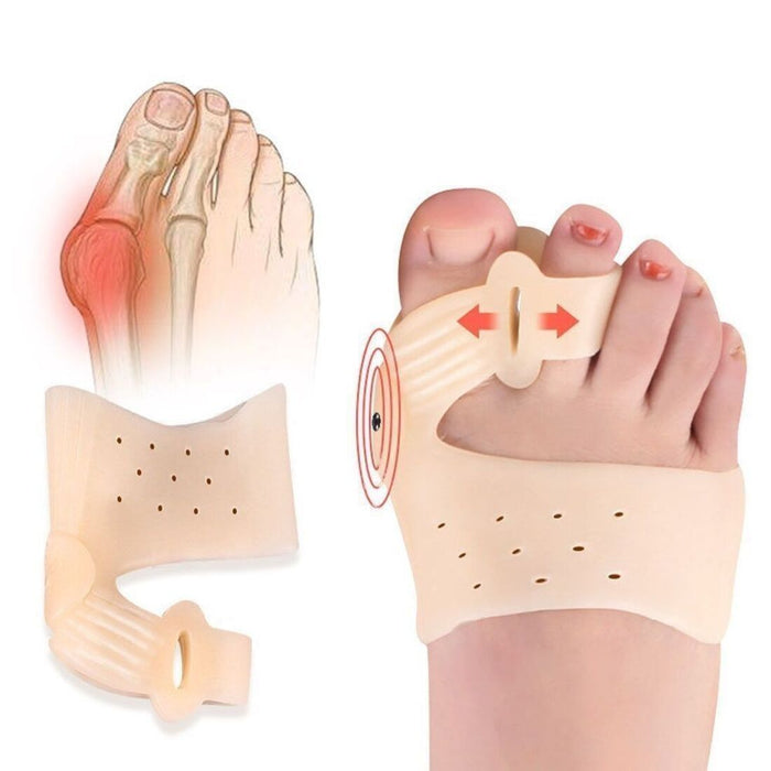 Digital Shoppy Magnetic therapy Silicone Gel Toes Separator Bunion Bone Ectropion Adjuster Toes Outer Foot Care Hallux Valgus Corrector Unisex  pressure magnetic women men digital shoppy X001NT1EQ9