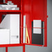 Digital Shoppy A photo of an IKEA Cabinet, 35x60 cm, with a black finish and two adjustable shelves inside. Alt text: "IKEA Cabinet, 35x60 cm, with black finish and adjustable shelves  (13 3/4x23 5/8"). 00328677