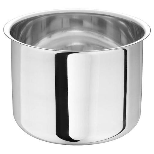 Digital Shoppy A sleek stainless steel pot from IKEA, with a 3.5 L capacity for versatile cooking. Perfect for soups, stews, and more. 20435346