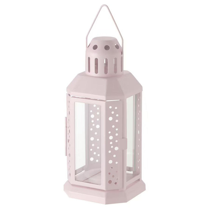 Digital Shoppy IKEA Lantern for tealight, in/outdoor, pale pink, 22 cm-indian candle holders and lanterns-decorative tealight candle holders-small tea light candle size-cage tea light holder-tea light candle holder lantern- Digital Shoppy-10511821    