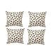 A picture of an IKEA Cushion covers, off-white/dot pattern black 20523828