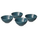  Digital  Shoppy  IKEA Bowl set, Bowl ceramic, Bowl stoneware Bowl, bowl set,bowl food, glossy dark turquoise, 12 cm (4 ½ ") PACK OF 4