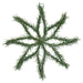 Green artificial wreath from IKEA 20496542        