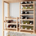 Ikea wooden bottle wine rack - a sleek and sturdy storage solution for wine bottles.70179594