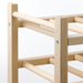 Step-by-step assembly of Ikea's wooden bottle wine rack, a simple and easy process70179594