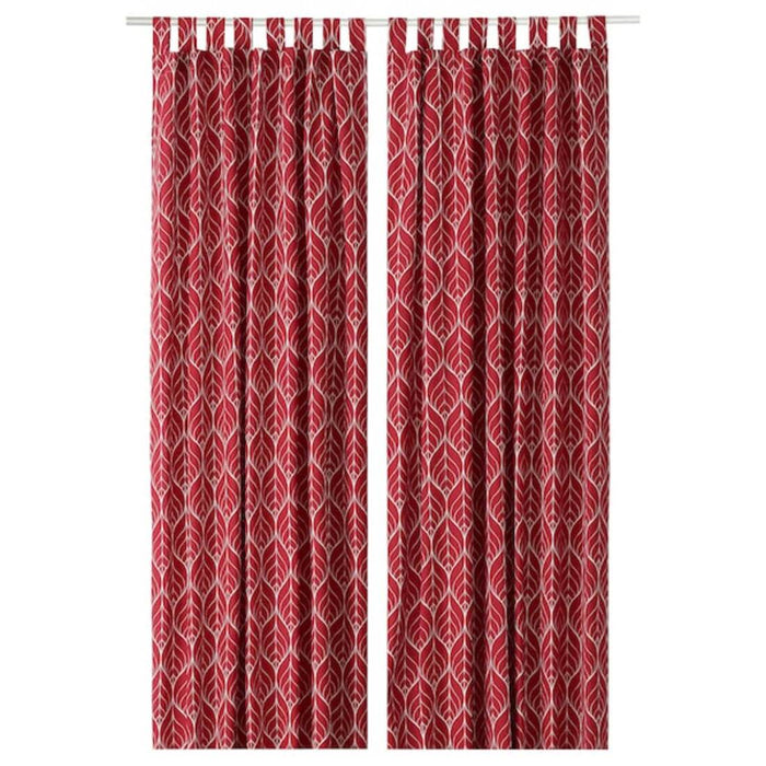 IKEA curtain with ruffled edges, draped over a curtain -30488607, ‎50531935