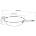 Measurement of IKEA Wok 90247318