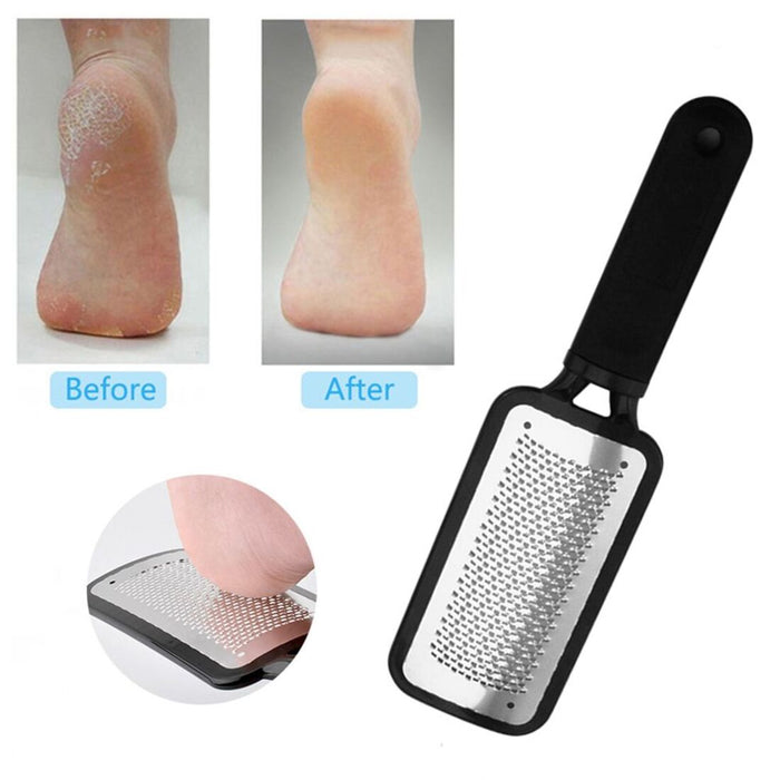 Digital Shoppy Stainless Steel Callus Remover Tool Foot Filer Heel Scrubber Foot Scrubber for Dead Skin -Black foot dead removal legs online low price
