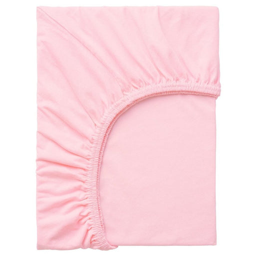 An IKEA fitted sheet in a soft, pink color  40465295
