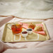A IKEA plastic tray in red, perfect for carrying drinks and snacks., 33x33 cm (13x13 ") 50503640