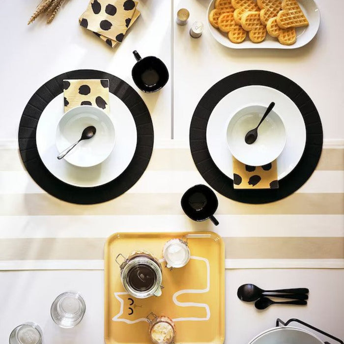 Digital Shoppy IKEA Tray, cat pattern/beige, 33x33 cm (13x13 ")Ikea tray organizer, decorative tray, decorative tray, serving tray for kitchen, digital shoppy, 50503640
