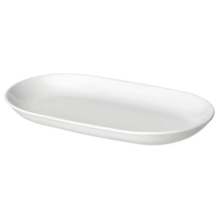 Digital Shoppy IKEA Serving plate, white, 27x14 cm (11x6 ") ikea-serving-plate-white-27x14-cm-11x6-online-price-india-serving plate-digital-shoppy-40479650 