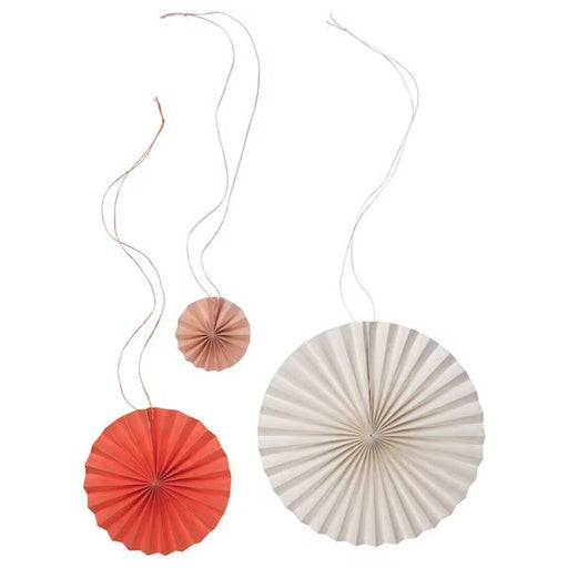 A set of 3 hanging decorations from IKEA, featuring intricate patterns and shapes, perfect for adding style to any room 70513370
