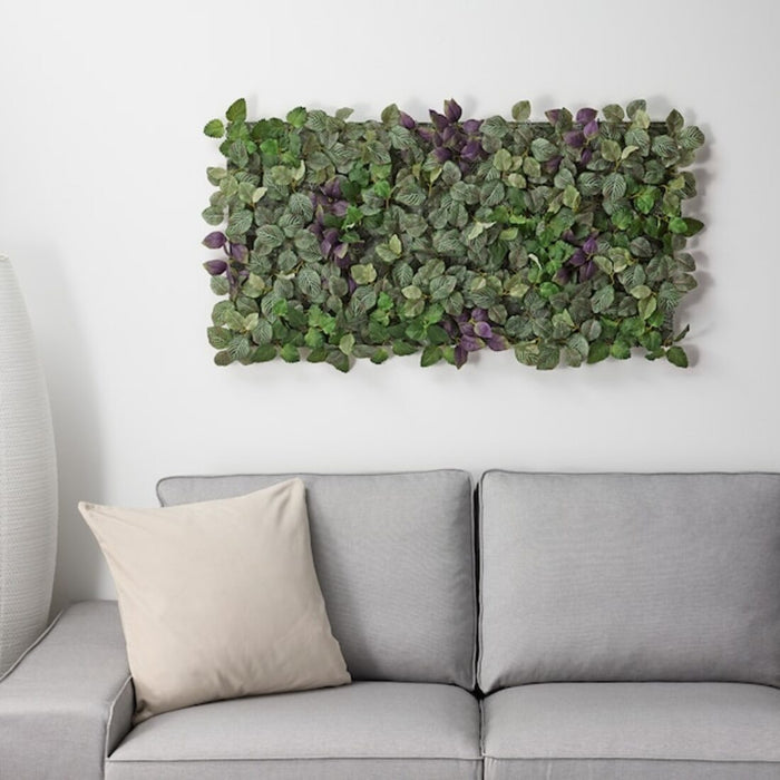 Digital Shoppy IKEA Artificial Plant, Wall Mounted/in/Outdoor Green/Lilac, 26x26 cm (10 ¼x10 ¼ ), 70357096,artificial plant with pot online , natural looking artificial plants ,artificial plant for home decoration, artificial trees with pots