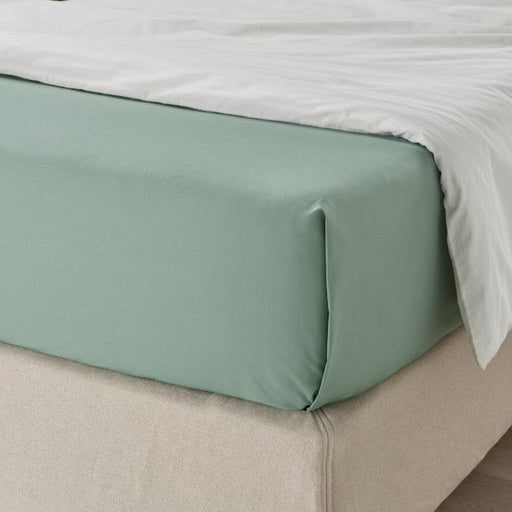 Green IKEA sheet set for a fresh bedroom look 40501769                 