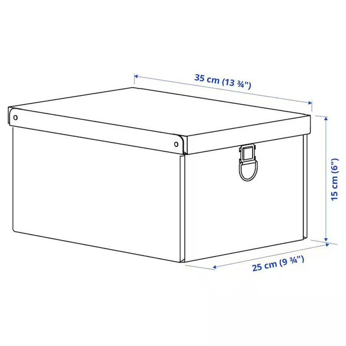 Large storage box with lid from IKEA 60518170          