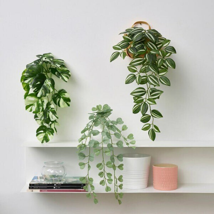No watering required with IKEA's artificial plant and wall holder 50548629