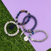 An image of trendy 4 Beaded Affirmation Bracelets for women