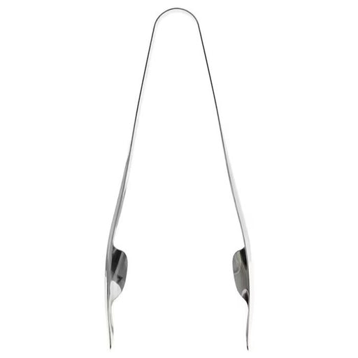 Digital Shoppy IKEA A stainless steel serving tong with a curved design and flat, wide tips. 60546093