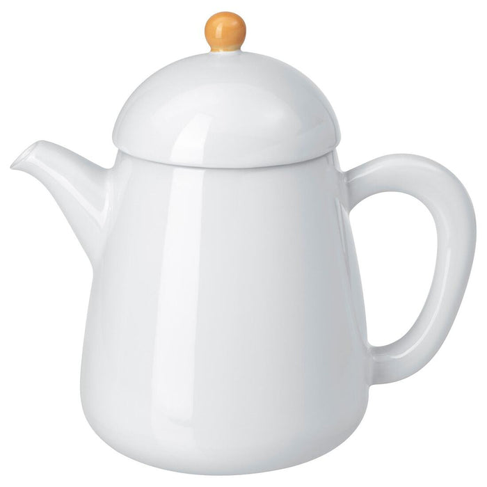 IKEA SOMMAR Teapot, White, Yellow, 1.0 l
