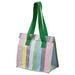 A lunch bag with striped/multicolor design, perfect for on-the-go meals.  60549341 