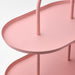 Get a closer look at this pink two-tiered serving stand from IKEA, featuring a modern and functional design   80543833