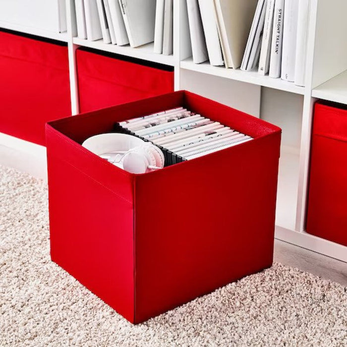 Polyester box by IKEA, ideal for organizing clothes, toys, and books  60263593