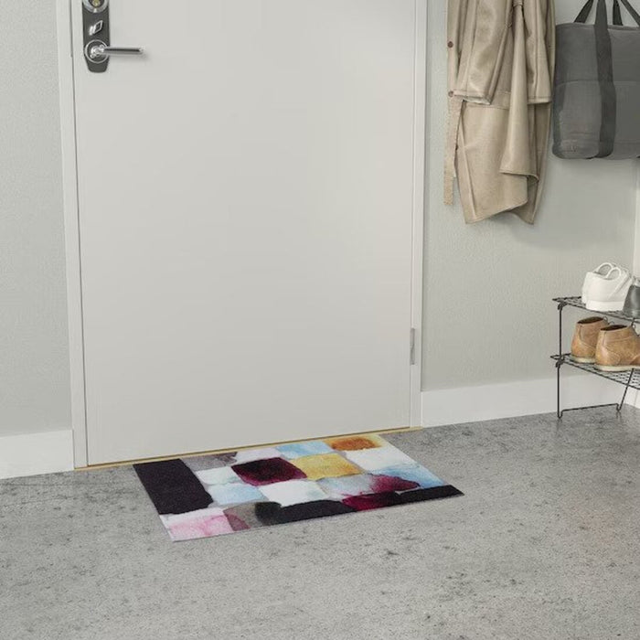 Multicolor 40x60 cm door mat from IKEA for adding a splash of color to your entryway  40552985