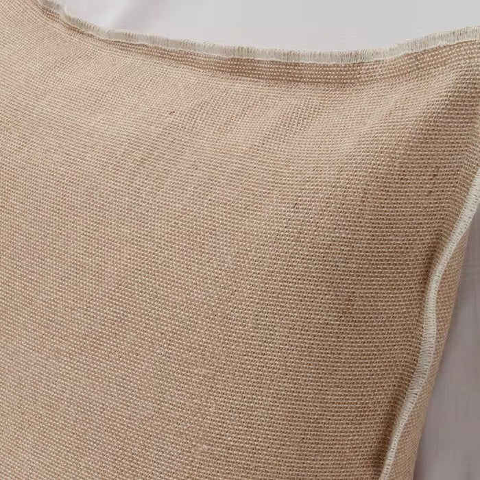 A close-up of the soft and sustainable natural cushion cover from IKEA 10444412