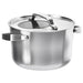 Stylish IKEA stainless steel pot with lid, IKEA Stainless Steel Pot with Lid, 5.5 L - Perfect for large meals  00324556          