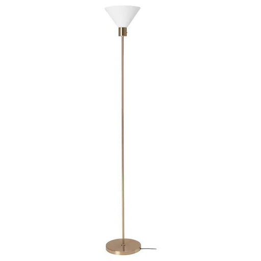 Elegant uplighter with a tall, thin stem and a curved glass shade for a sophisticated touch 40463456                 