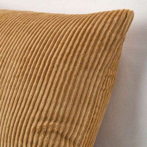 A close-up of the soft and durablecushion cover from IKEA 
