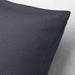 A close-up of the soft and durable black-blue cushion cover from IKEA  40530795