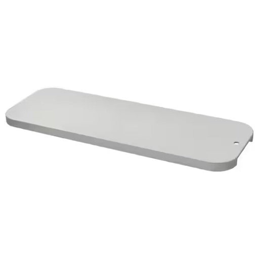 A light grey chopping board from IKEA, measuring 48x17 cm 20512801 