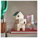 IKEA's Set of 3 Decoration Houses displayed together on a table, adding a touch of whimsy to the decor  40537669