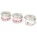 Digital Shoppy IKEA Jar with lid, heart pattern clear glass/red, 13 cl , online, price, storage purpose jars, jam jars, drifruit jars, 30530833