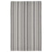 Flatwoven grey and white striped rug, 50x80 cm in size-40539574
