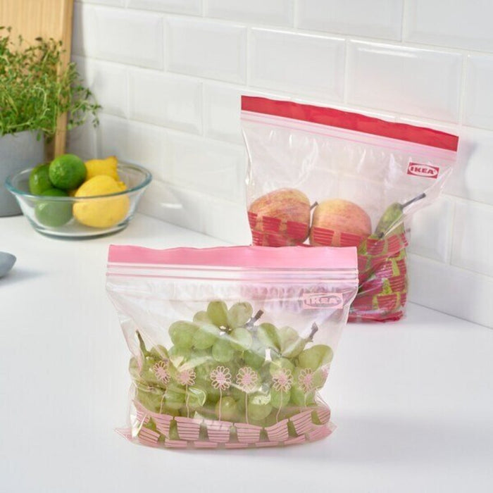 Buy Ikea Sandwich Food Bags Freezer Safe and Reusable 50 25 x 25 Litre   25 x 12 Litre Online at desertcartINDIA
