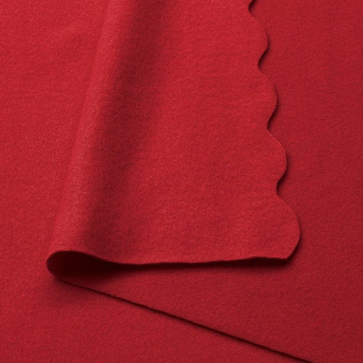 A closeup image of a Soft and warm IKEA red throw for your  10527054