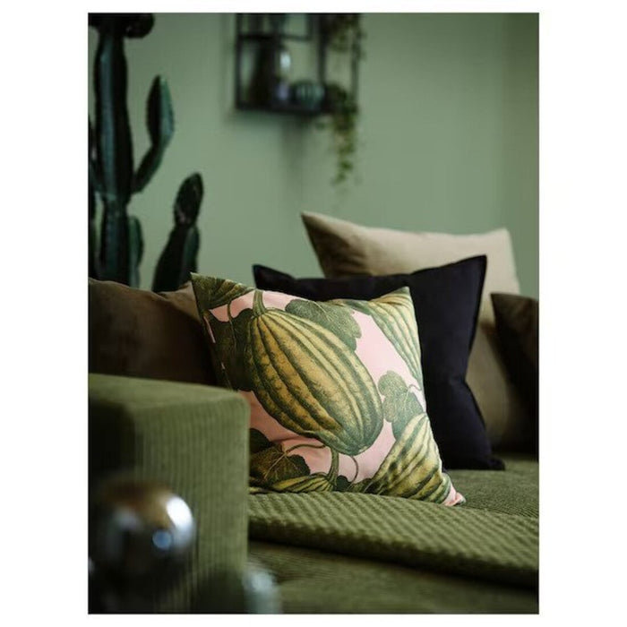 "A stylish and versatile cushion cover in light pink/green, perfect for any living space from IKEA 30542992 