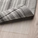 Flatwoven rug in a modern grey and white stripe design, measuring 50x80 cm."-40539574