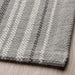 Add a touch of sophistication to your space with this grey and white striped flatwoven rug, 50x80 cm-40539574