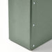A pair of magazine holders in a muted grey-green color from IKEA Two sleek and modern magazine organizers in a soft greenish-grey hue Two Pack of IKEA Magazine Files in a soothing grey-green tone for clutter-free    90538751             