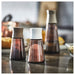 Stylish salt and pepper shakers in glass/brown, 12 cm from IKEA- 80523444